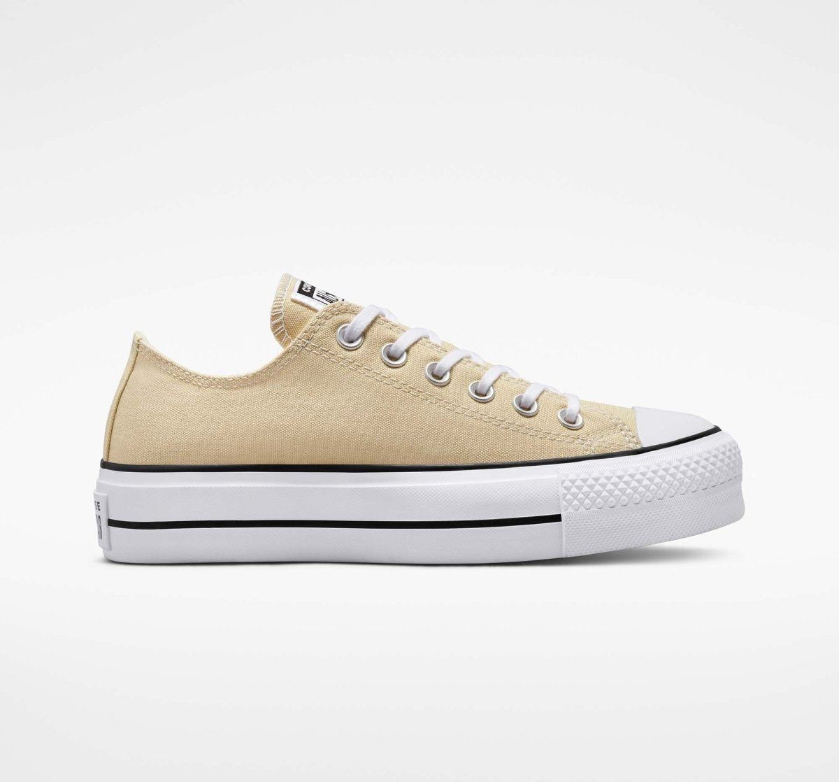 コンバース 厚底 CTAS リフトOAT MILK ローカット A03542C - Kanverse.kr