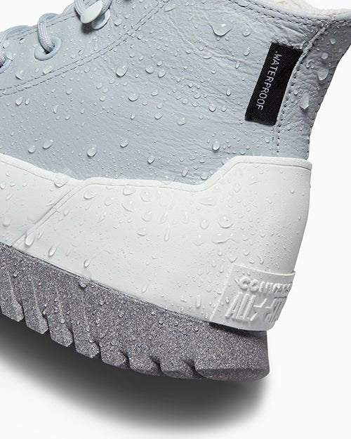 韓国 コンバース トレッキング LUGGED 2.0 厚底 レザー AIRROOM SILVER A05382C - Kanverse.kr