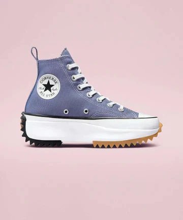 韓国 コンバース 厚底 RUN STAR HIKE SLATE LILAC ハイカット A03702C - Kanverse.kr