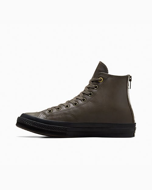 CT70 レザージップ ブラウン ハイカット A02110C - Kanverse.kr