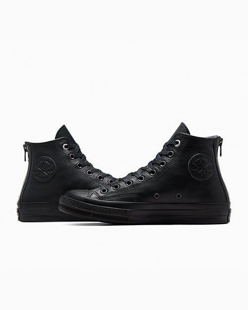 CT70 レザージップ ブラック ハイカット A08159C - Kanverse.kr